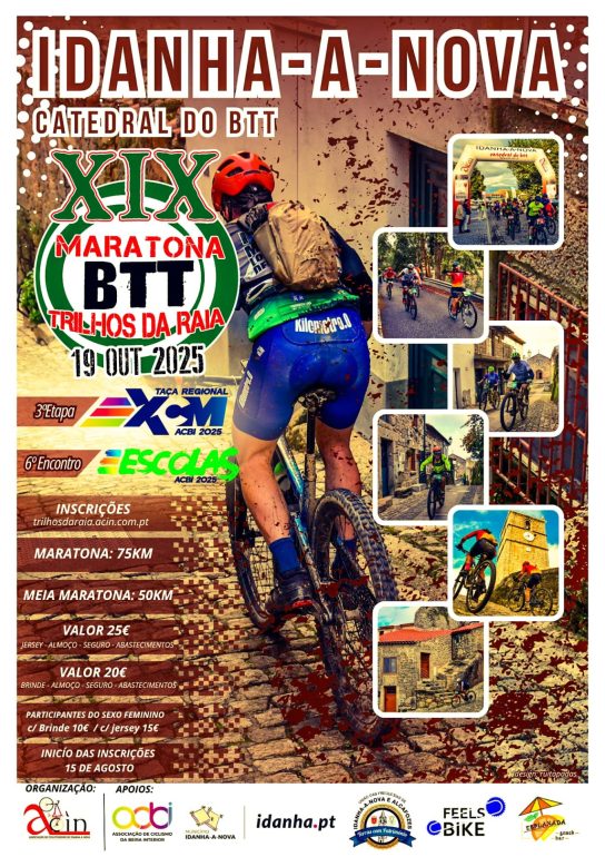 XIX Trilhos da Raia, poster da iniciativa de Idanh-a-Nova