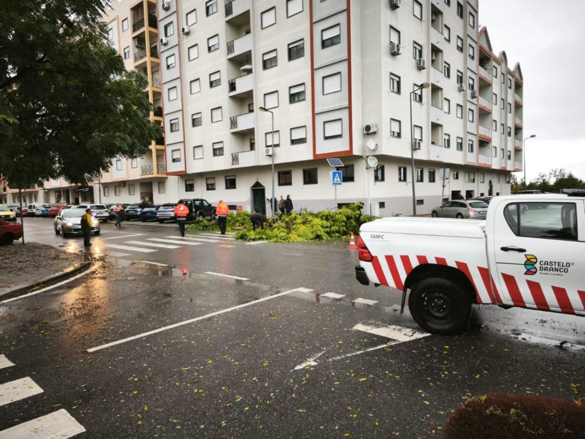 Proteção Civil Castelo Branco mau tempo, Novembro 2025