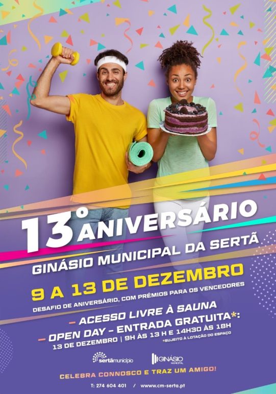 Ginásio Municipal da Sertã aniversário
