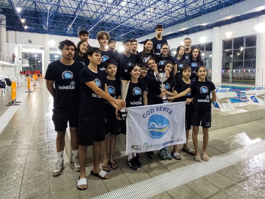 CCD da Sertã bi-campeã regional de natação infantil