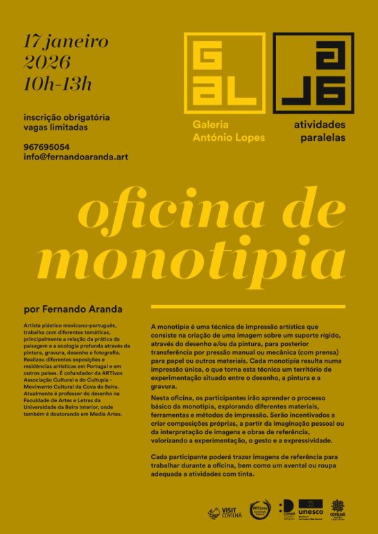 oficinas de artes Covilhã