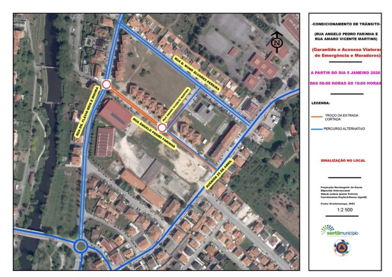 requalificação Rua Ângelo Pedro Farinha Sertã