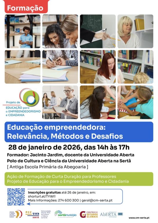 formação professores Universidade Aberta Sertã
