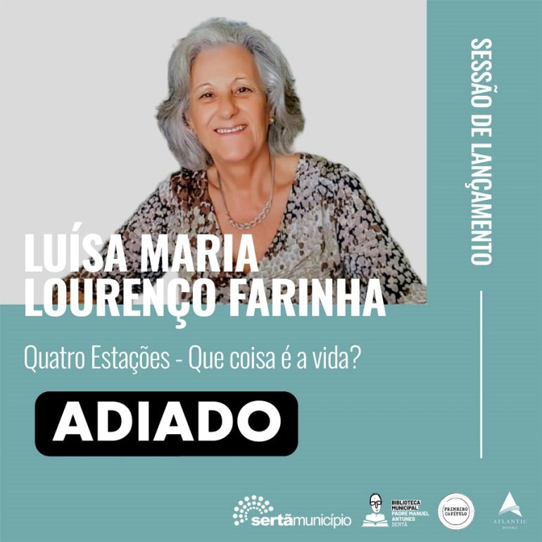 Livro de poesia Luísa Farinha Sertã