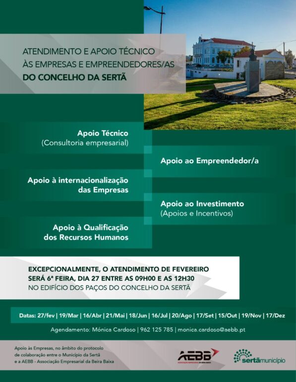apoio técnico empresas Sertã