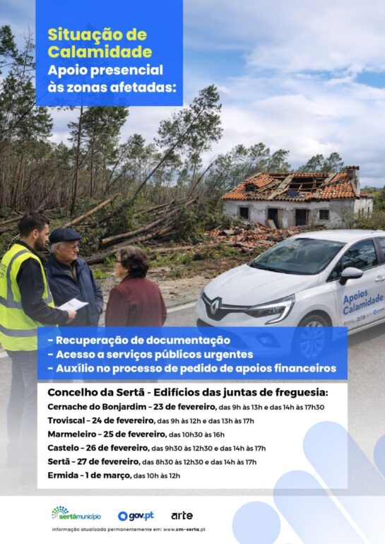 Atendimento presencial Arte.gov Sertã