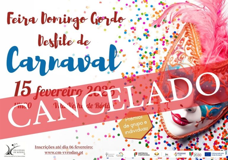 Carnaval Vila Velha de Ródão cancelado