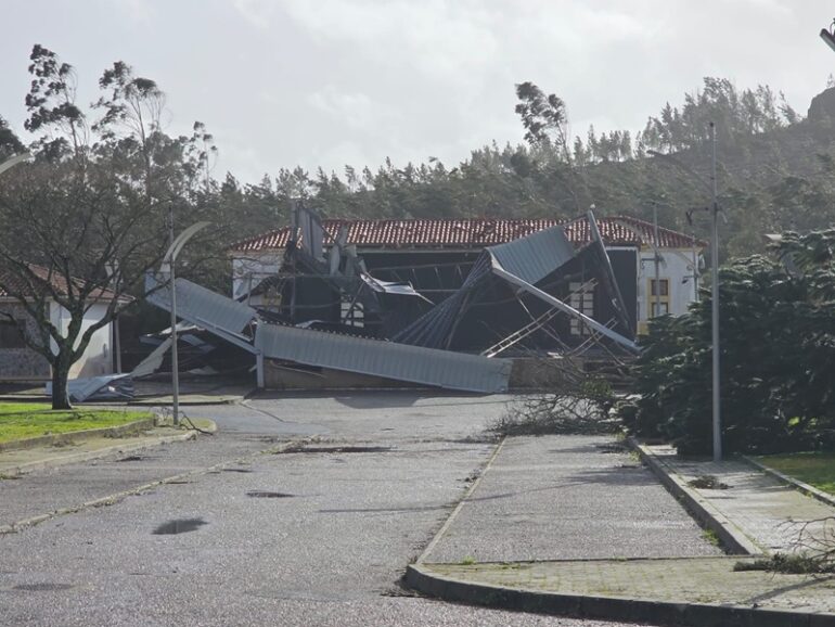 Tempestade Kristin em Vila de Rei