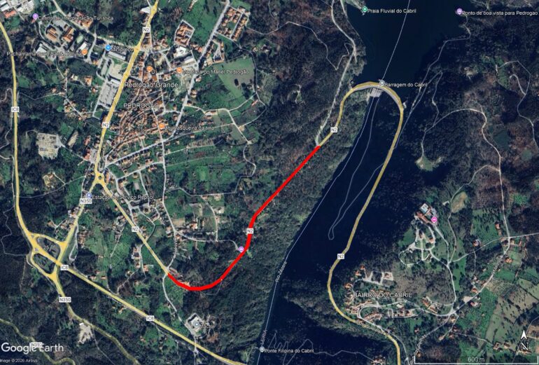 N2 cortada em Pedrógão Grande