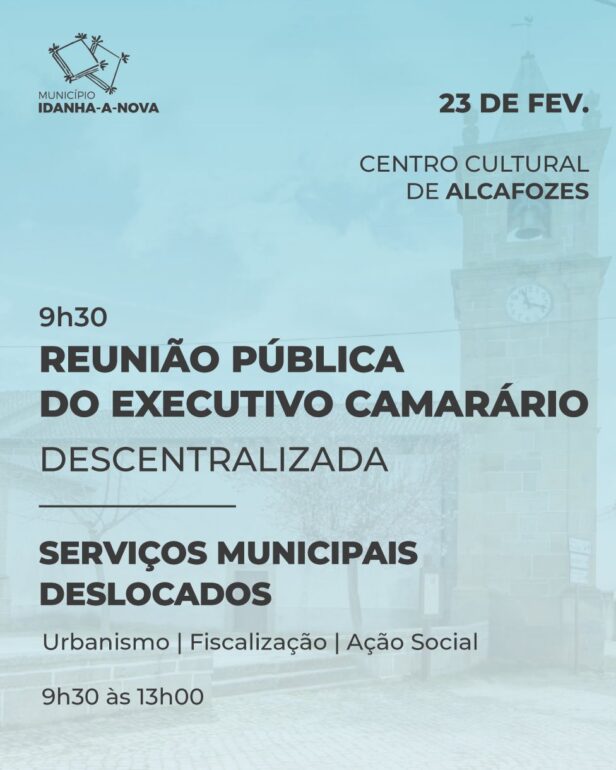 reunião descentralizada Idanha-a-Nova