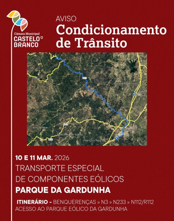 condicionamento trânsito Castelo Branco