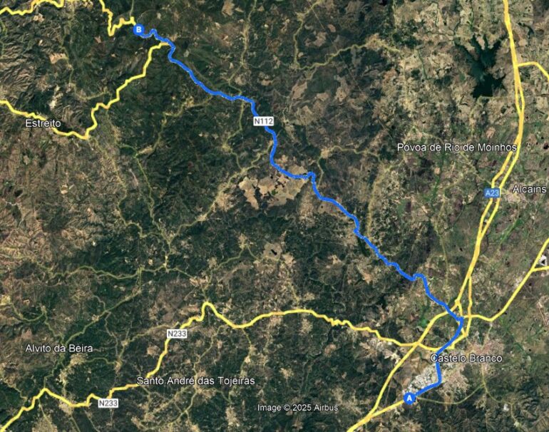 condicionamento trânsito Castelo Branco