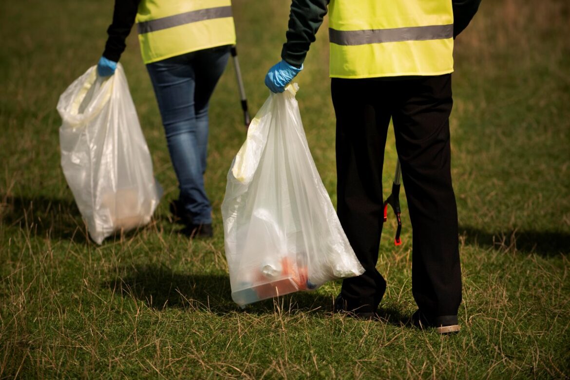 Ação de recolha de lixo