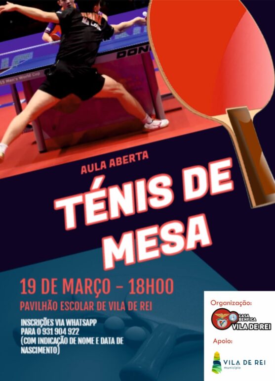 ténis de mesa Vila de Rei