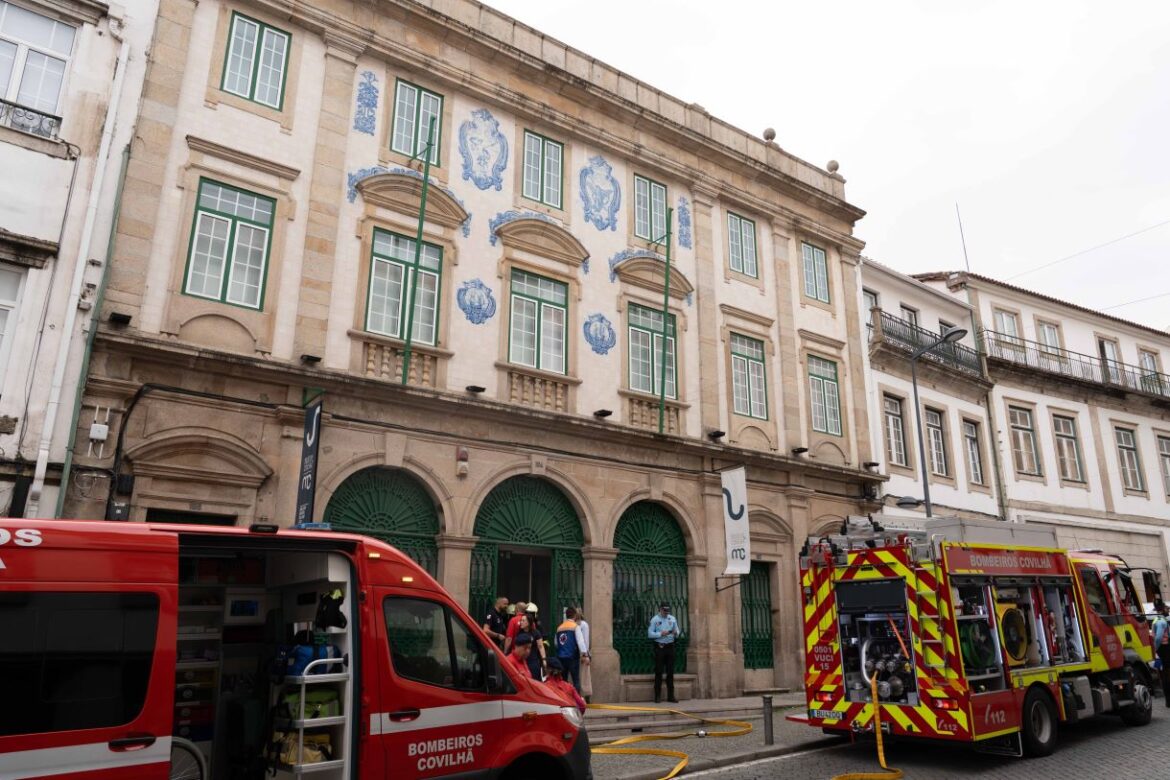 simulacro incêndio Museu Covilhã