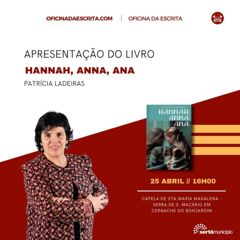 Patrícia Ladeiras livro Hannah Anna Ana