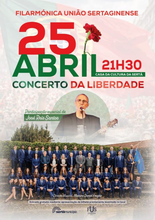 Concerto da Liberdade Sertã 2026
