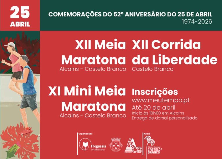 Corridas da Liberdade Castelo Branco 2026