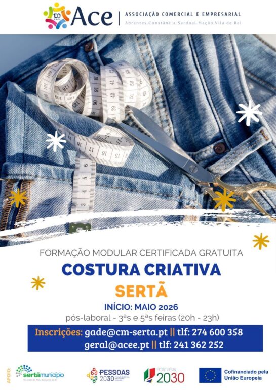 formação costura criativa Sertã