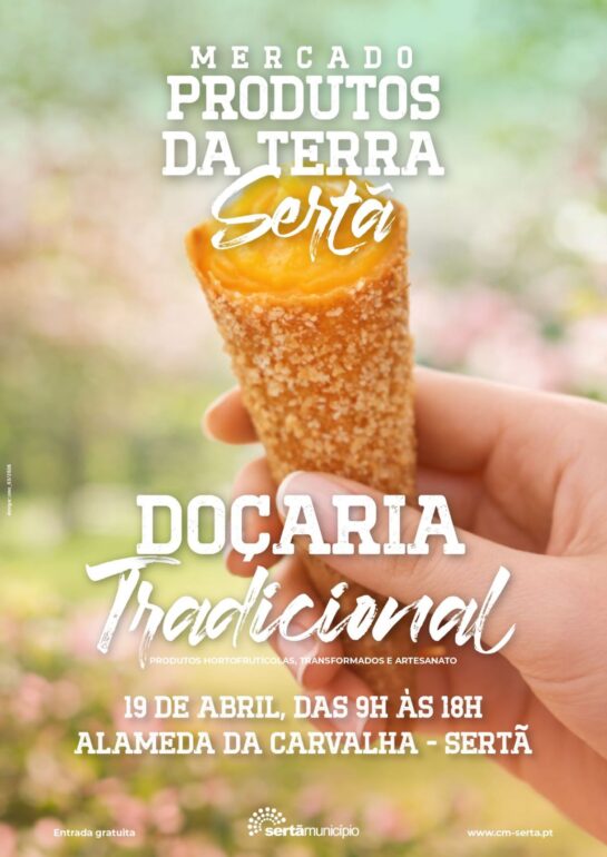 mercado Produtos da Terra Sertã abril