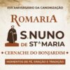 Romaria a São Nuno de Santa Maria regressa a Cernache do Bonjardim com celebrações religiosas