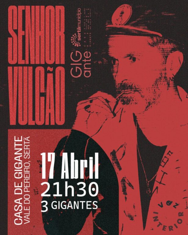 Senhor Vulcão concerto Sertã 17 abril
