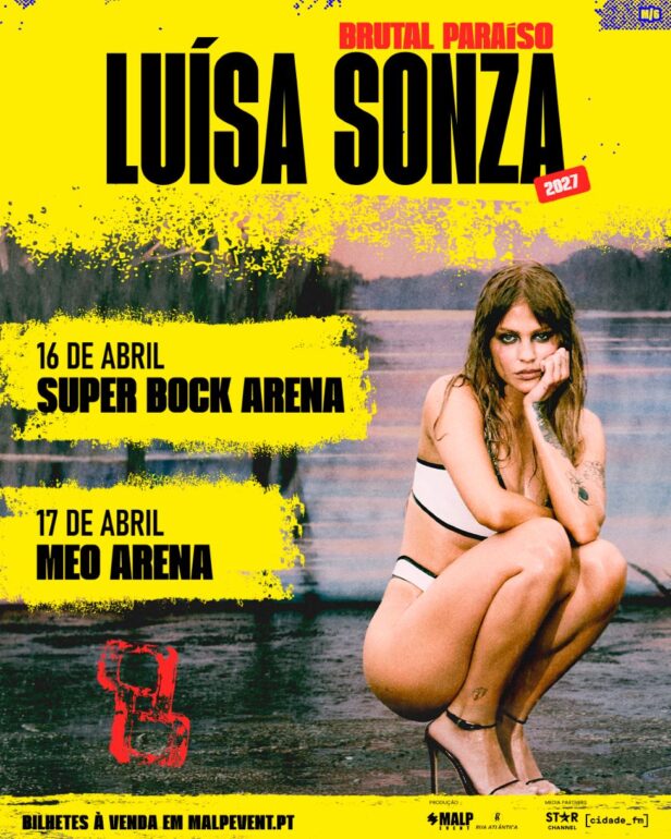Luísa Sonza Portugal 2027 concertos
