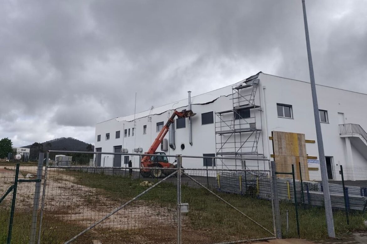 obras CIES Vila de Rei cobertura