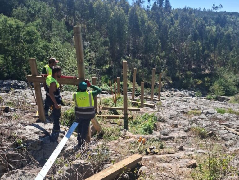 passadiços Cascata dos Poios Vila de Rei