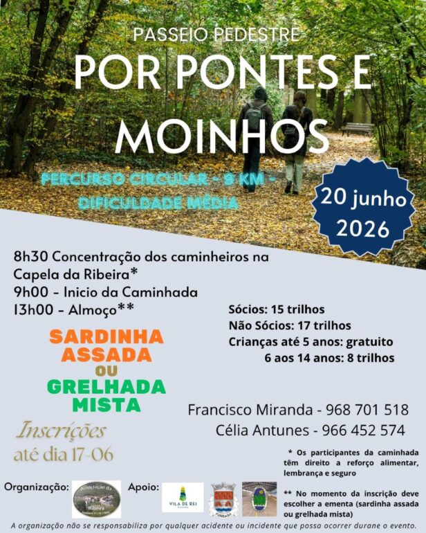 Passeio Pedestre Por Montes e Moinhos