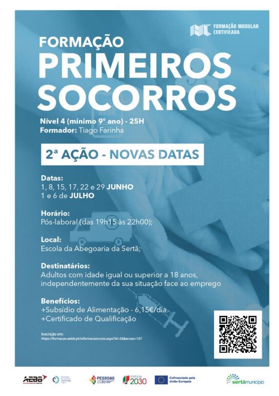 Formação Primeiros Socorros Sertã