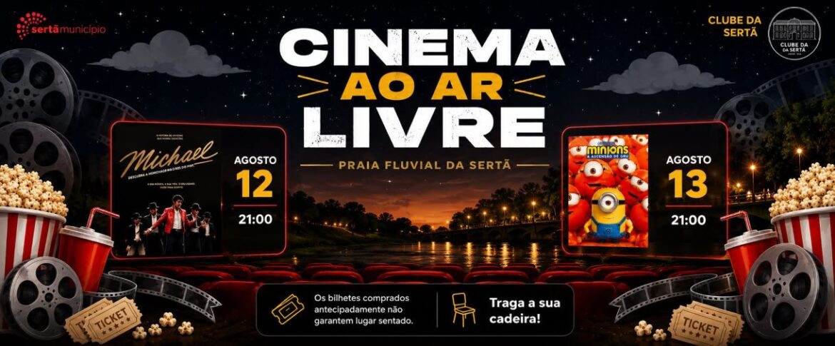cinema ao ar livre Sertã