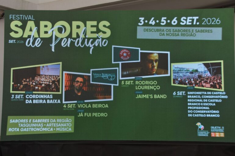 Sabores de Perdição 2026