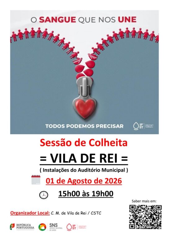 colheita de sangue Vila de Rei
