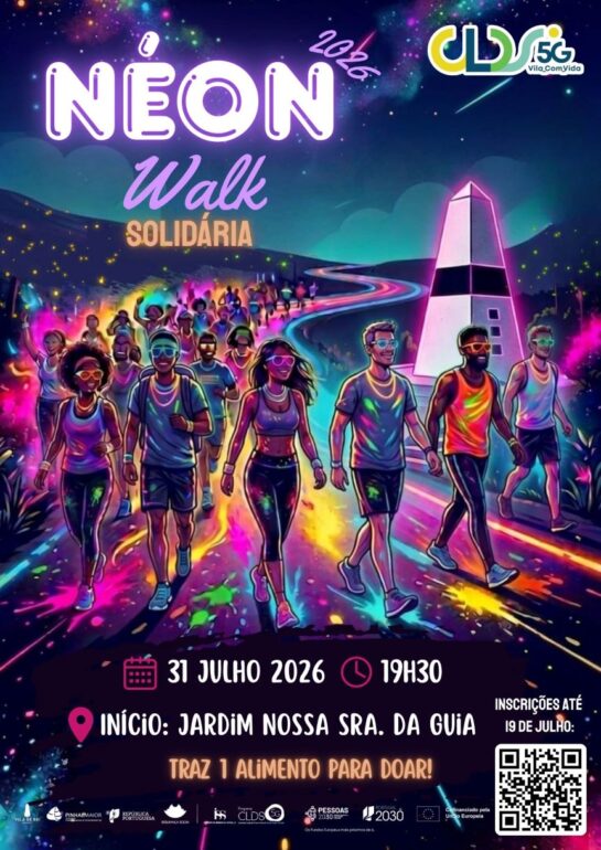Neon Walk Solidária 2026 Vila de Rei