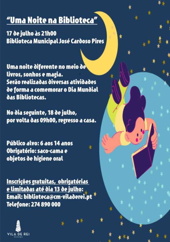 Uma Noite na Biblioteca Vila de Rei