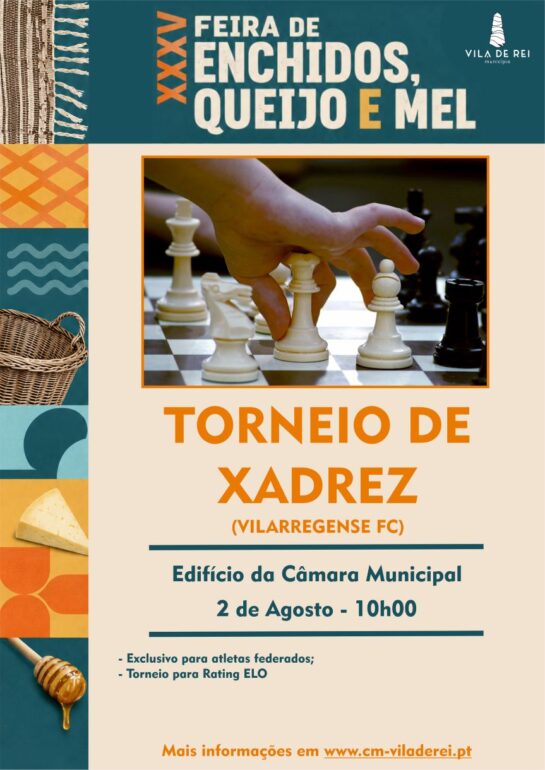torneio de xadrez Vila de Rei